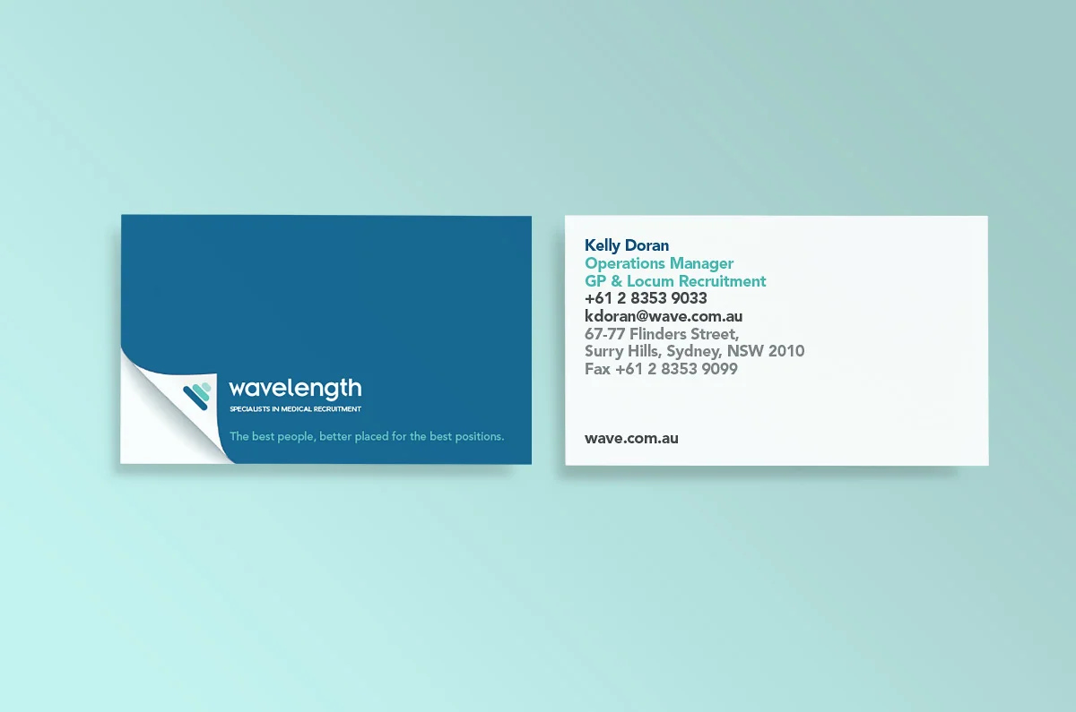 Corporate stationery – Business cards