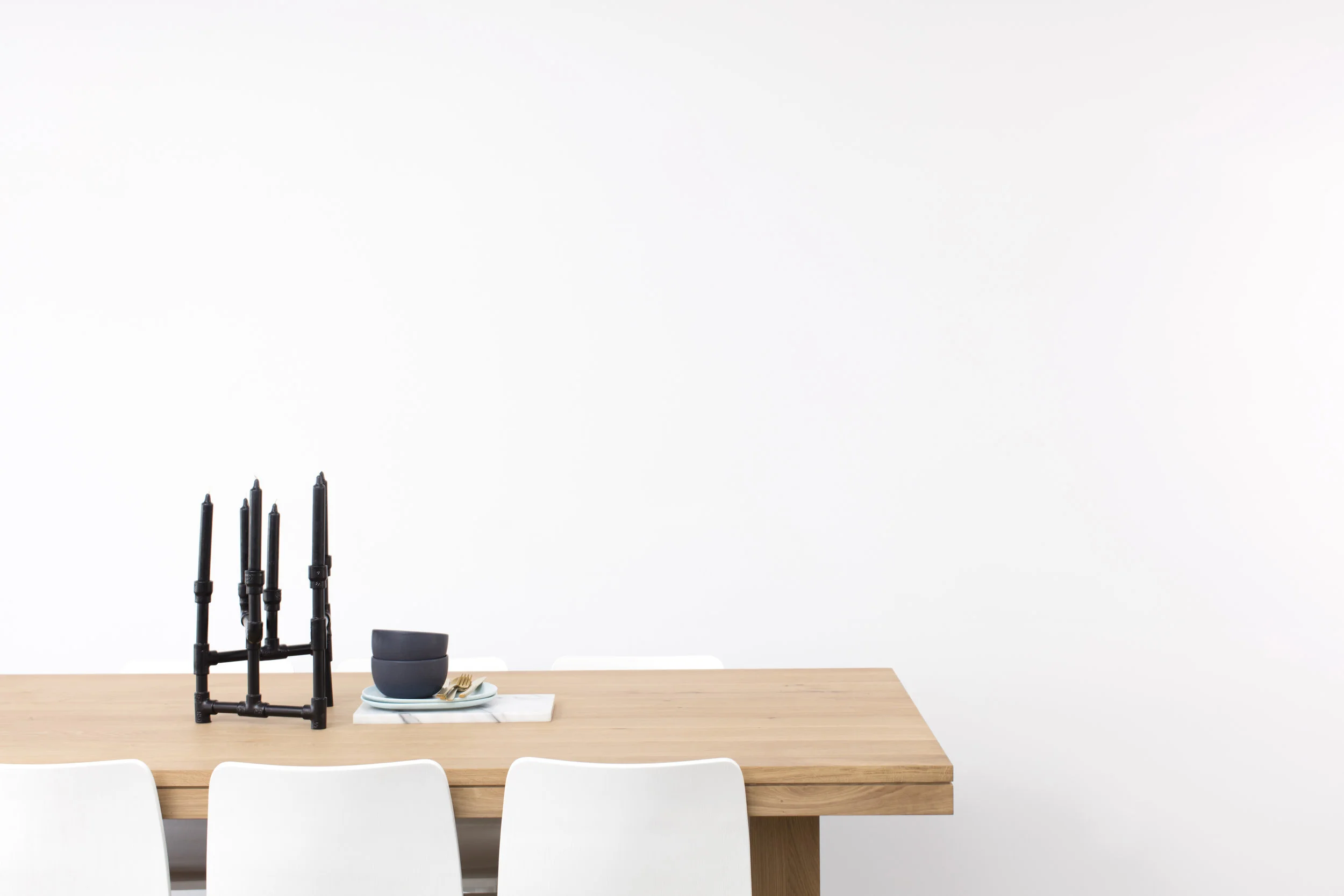Styling by The Hired Home, Lighting by James Carrick
