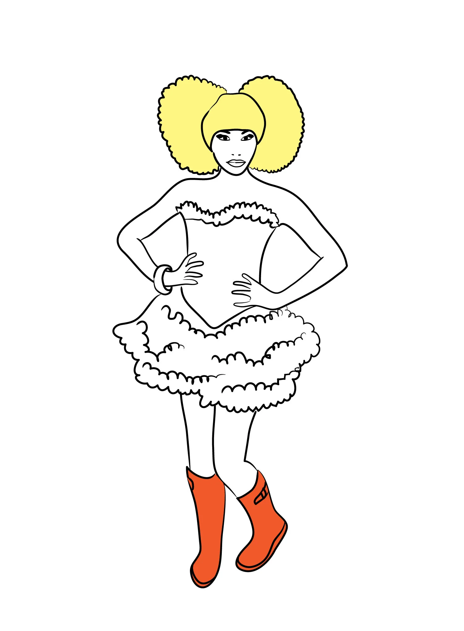 Nicki Minaj illustration