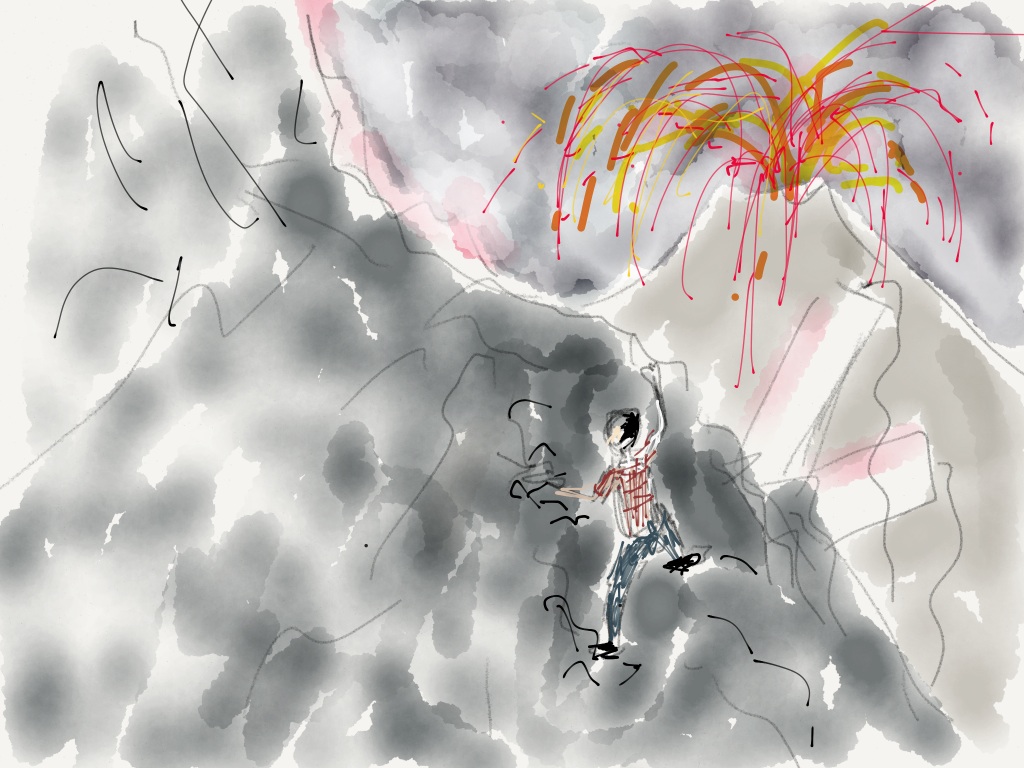 Handbag - original storyboard: "peaks of hygiene"