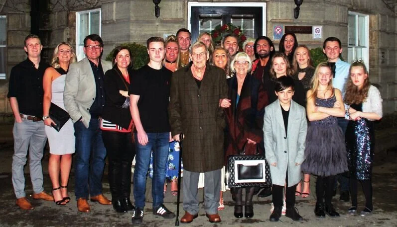 Our family at our Annual Christmas get-together at Aston Hall Hotel.
