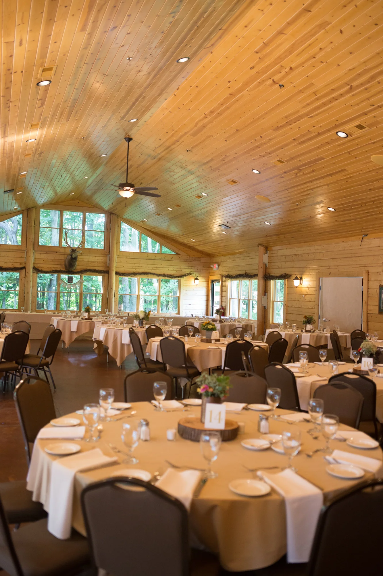 Rustic Wooded Wedding at Woodfire Lodge in Brillion, WI // Drew + Lexi