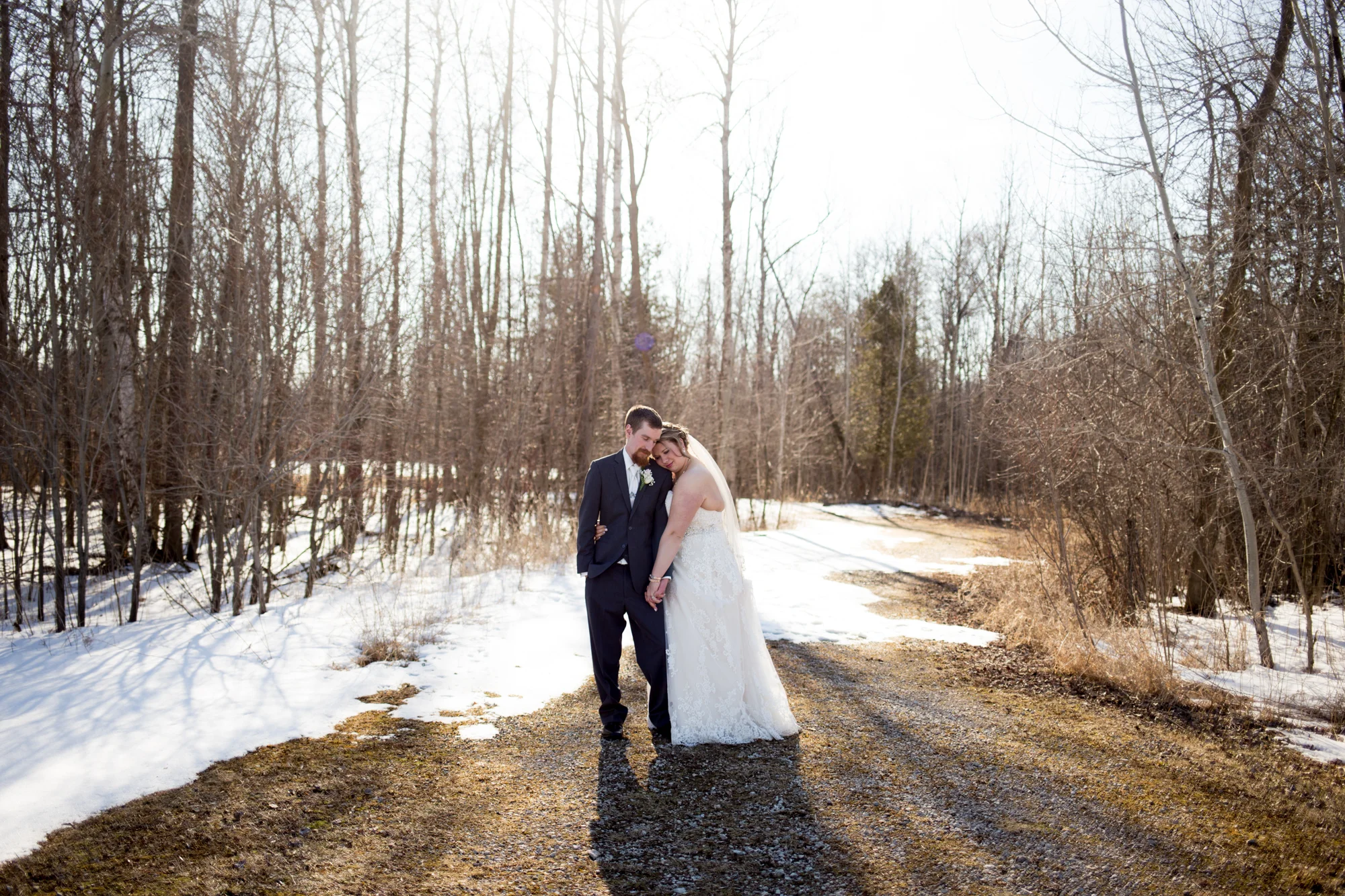 Early Spring Wedding at Cobblestone Creek Banquet Hall in Brillion, WI // Zach + Amanda