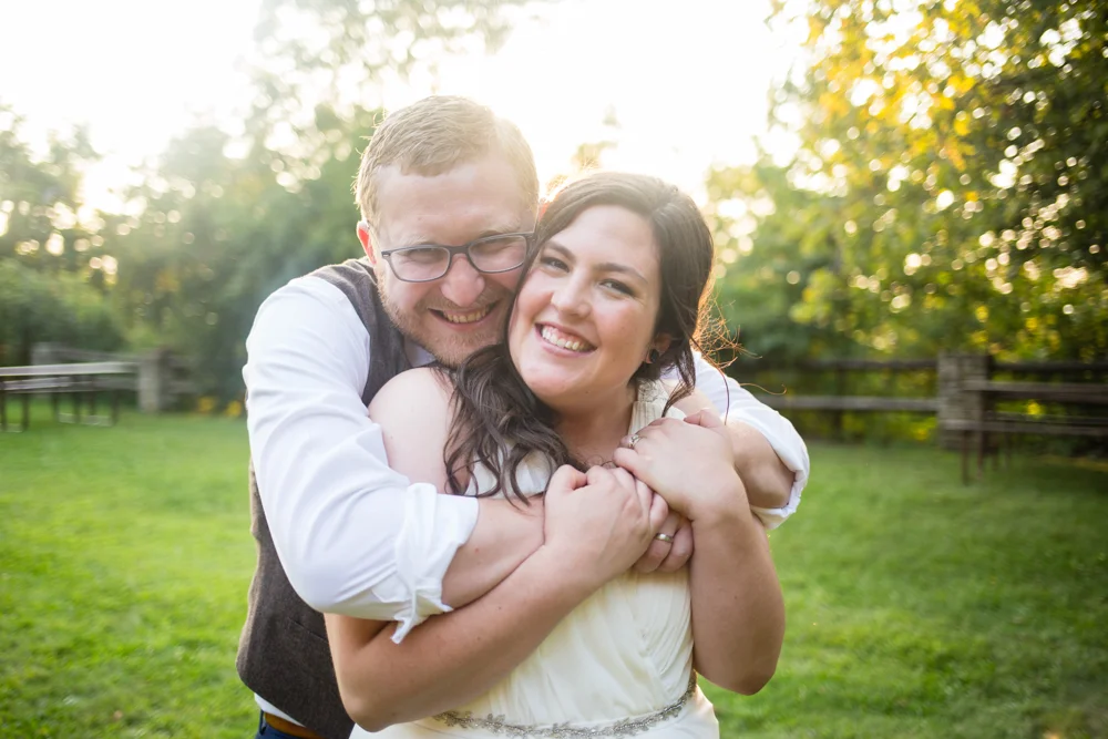 Outdoor State Park Wedding at High Cliff State Park in Wisconsin // Matt + Kaitlyn
