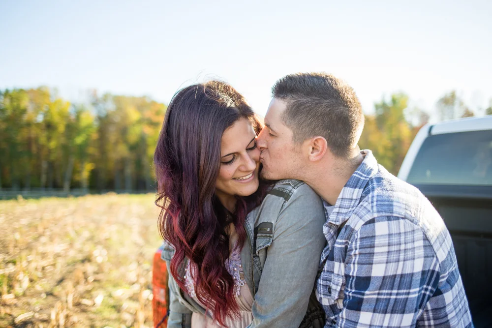 Chevy Truck Engagement Session in Appleton, WI // Bart + Sam