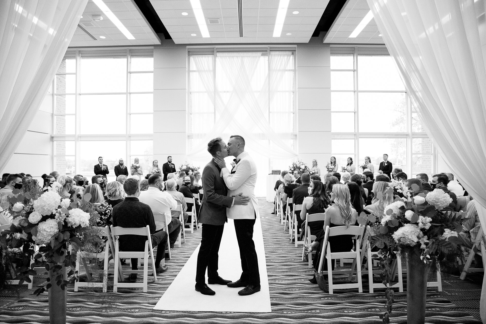 Same Sex Wedding at Hyatt Regency in Green Bay WI // Frank + Ryan — Whit  Meza Photography