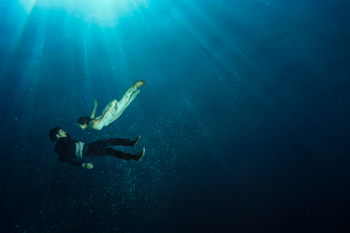 Under Water Engagement Photo