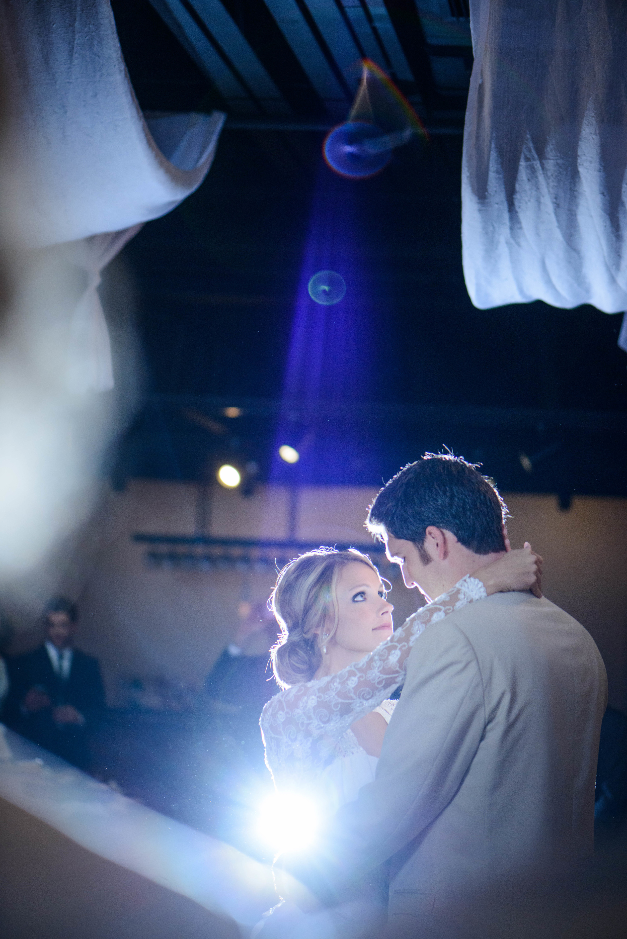 Matt and Olivia's first dance at their White Room Wedding.