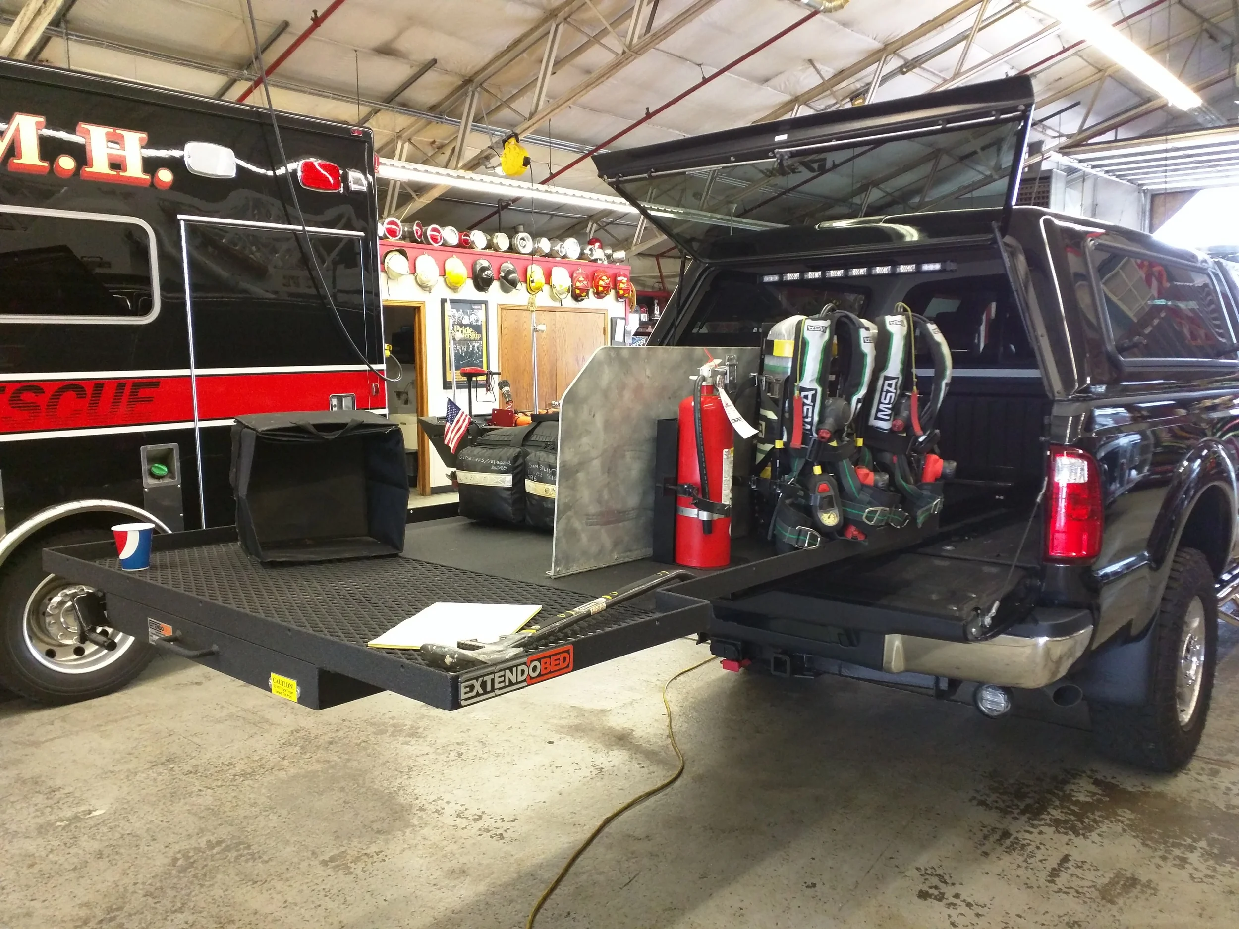 The new Car 1 features a full extendable bed track for access all necessary equipment.