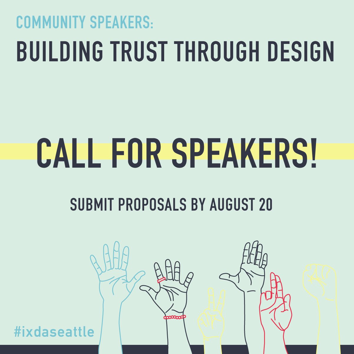 Call for Speakers: Building Trust Through Design