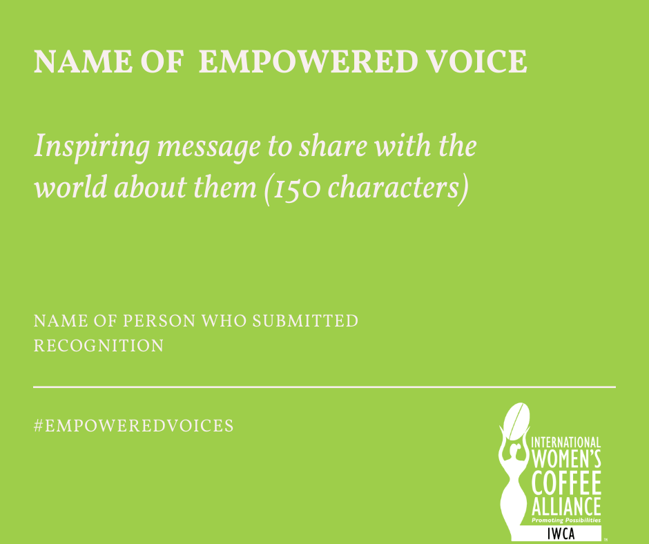 Example Recognition Template