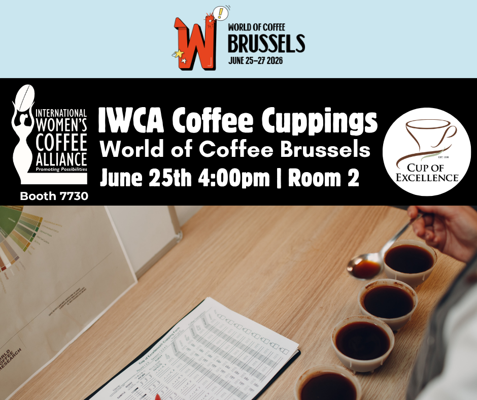IWCA + Cup of Excellence Cupping at World of Coffee Brussels 