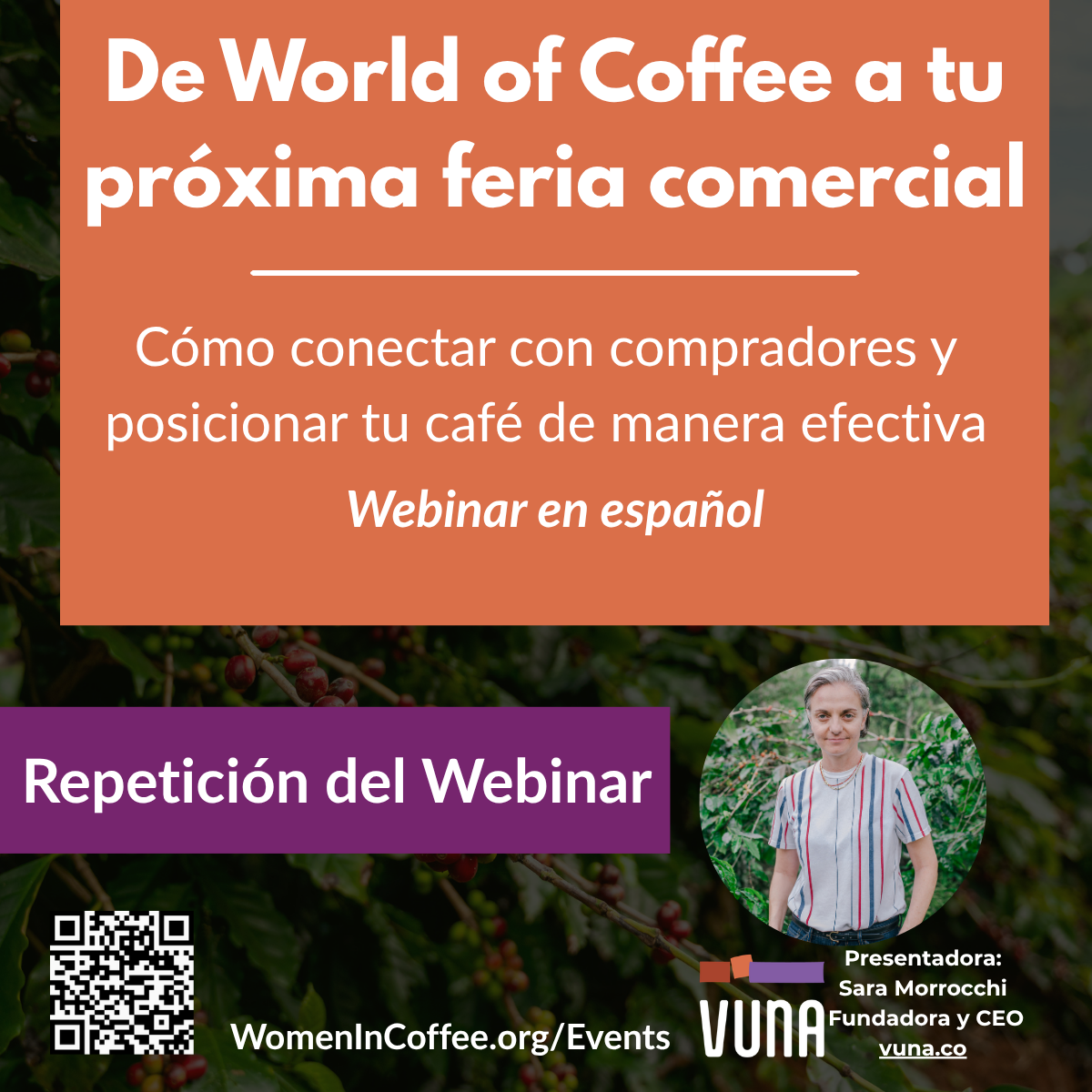 Repetición: De World of Coffee a tu próxima feria comercial