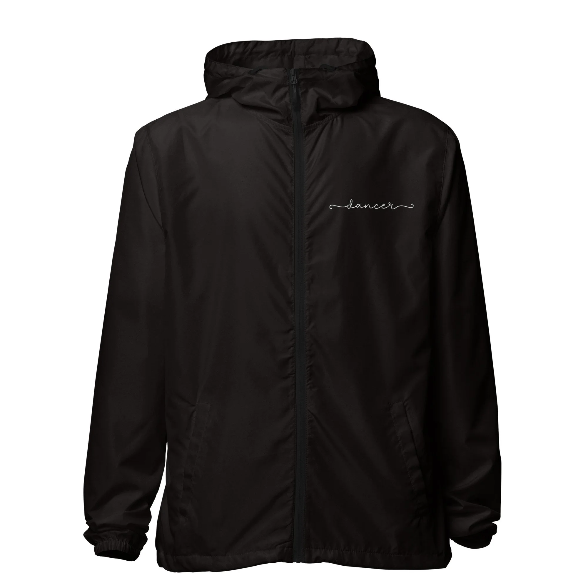 unisex-lightweight-zip-up-windbreaker-black-front-6928865b3a4fb.jpg