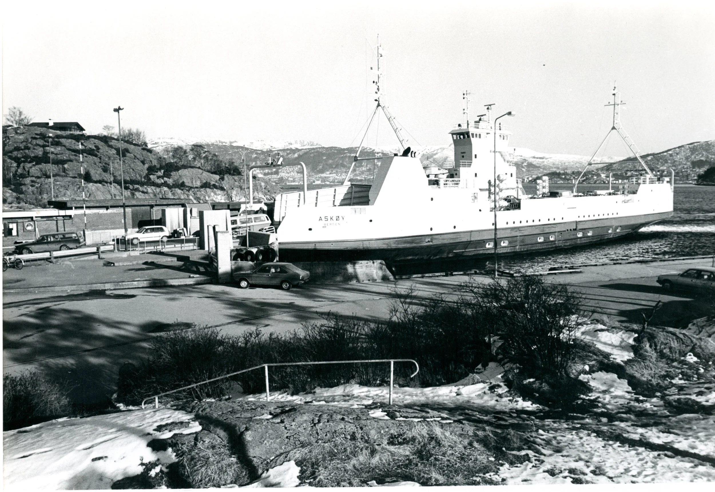 MF Askøy i Kleppestø ca 1985