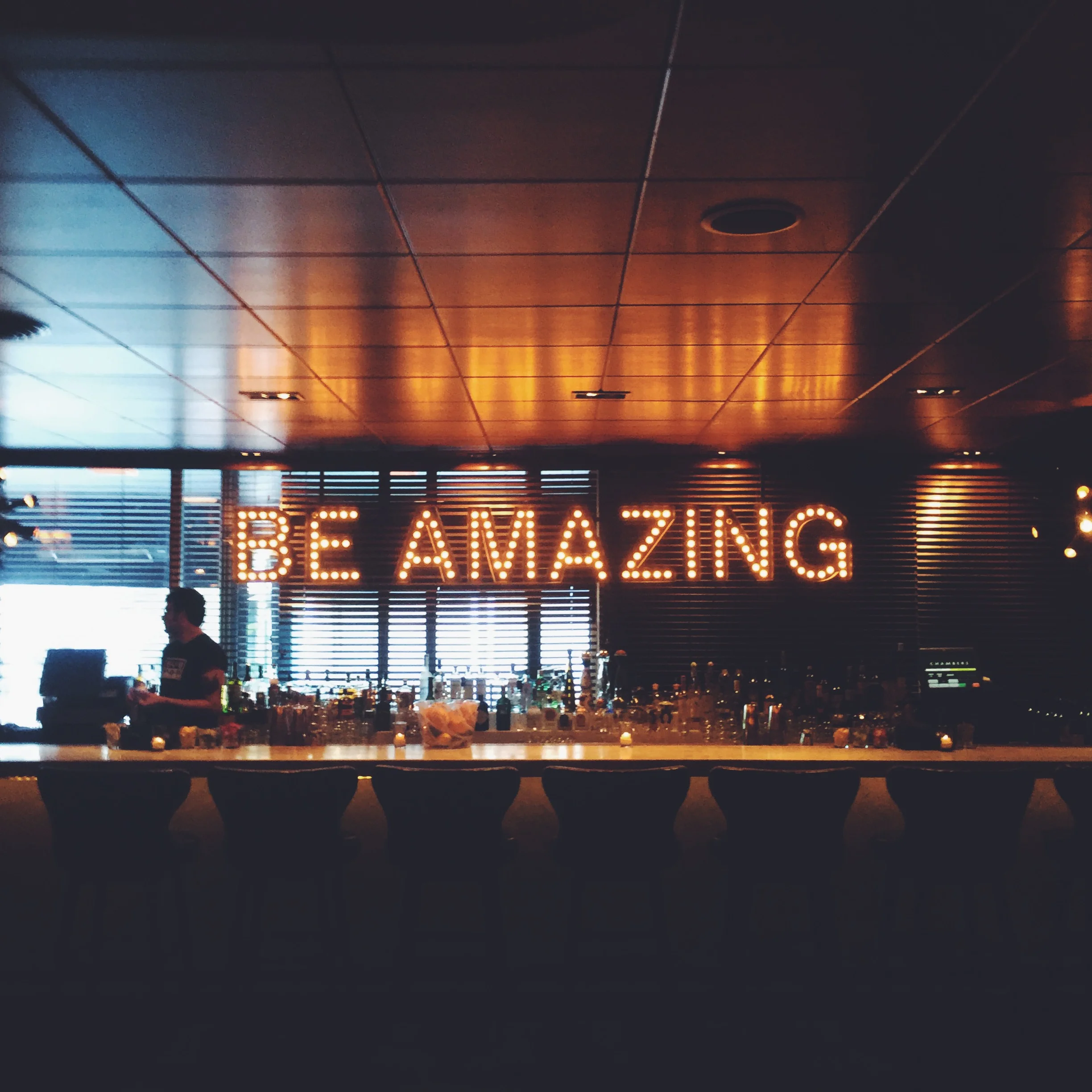 BE AMAZING