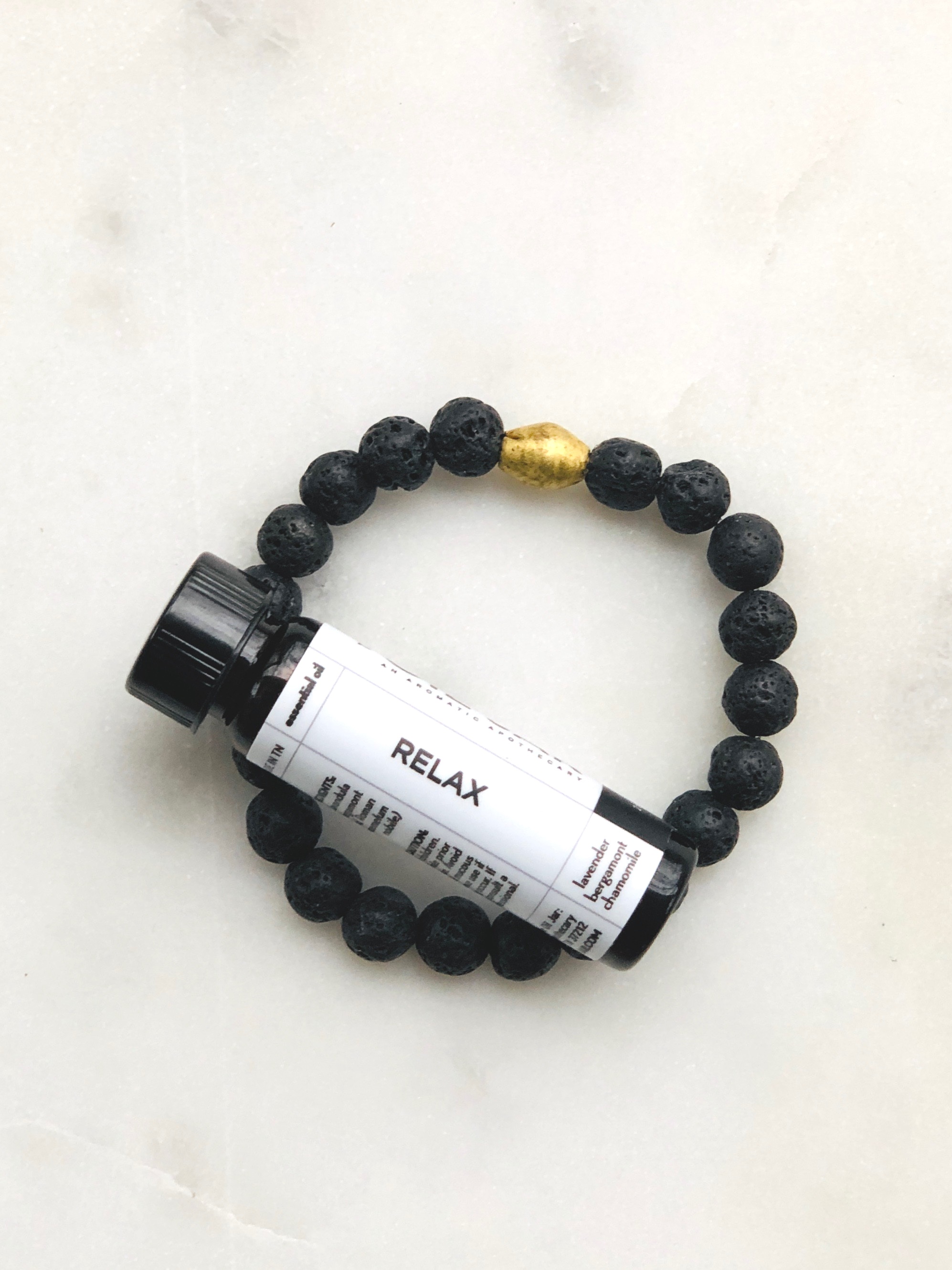Aromatic Lava Bead Bracelet — The Oil Jar