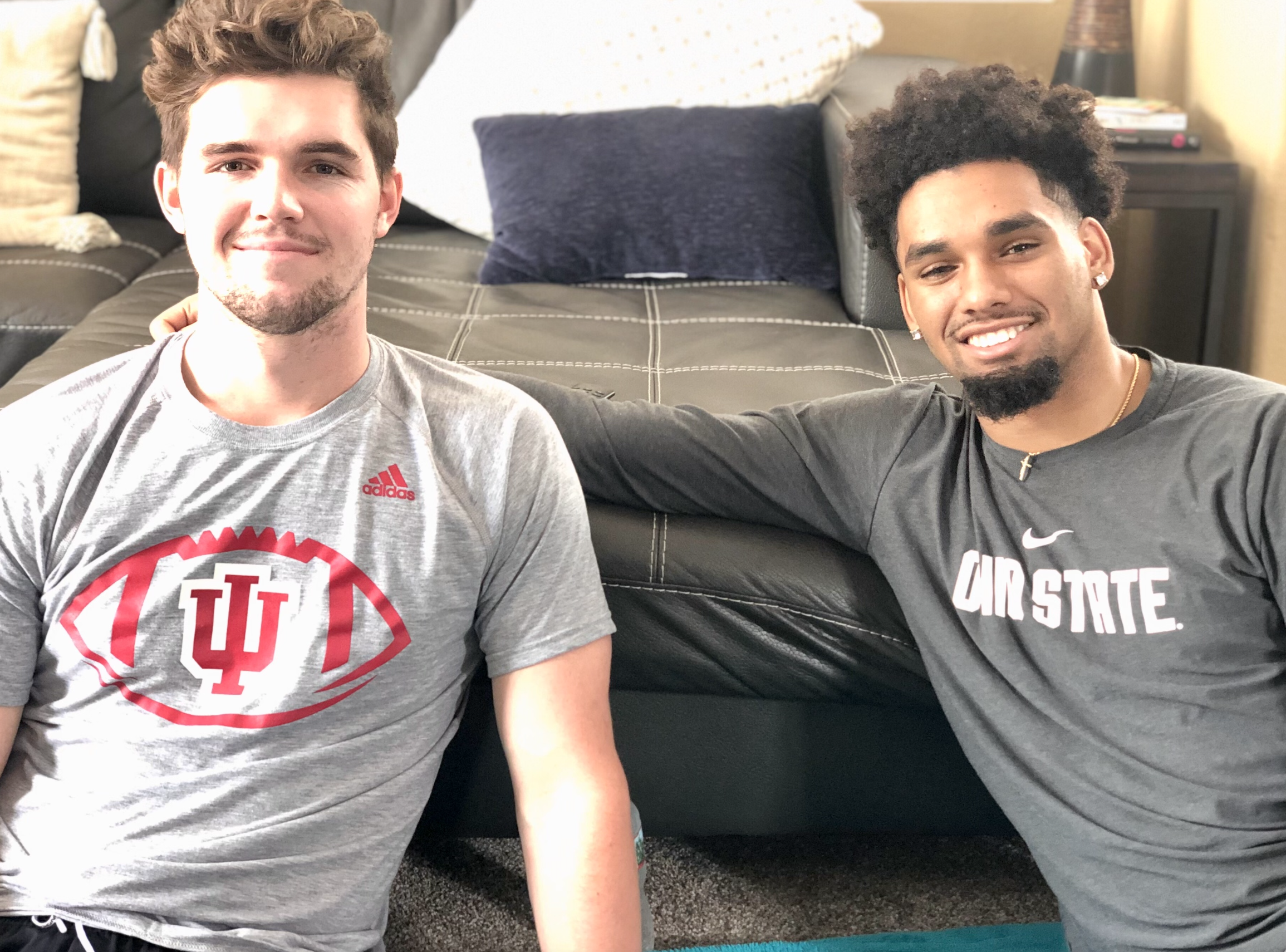 Jack Tuttle and Chris Olave are Brothers Off the Field as Their Paths Cross  Again — Hoosier Huddle