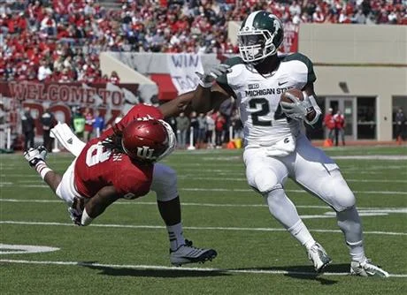 Big Ten rushing leader Le'Veon Bell will not be around in 2013 to carry the Spartan offense.