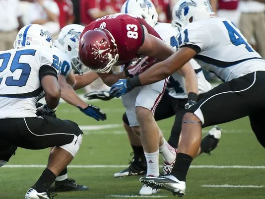 Ted Bolser and the Hoosier offense was rolling last night in a 73-35 thrashing of Indiana State