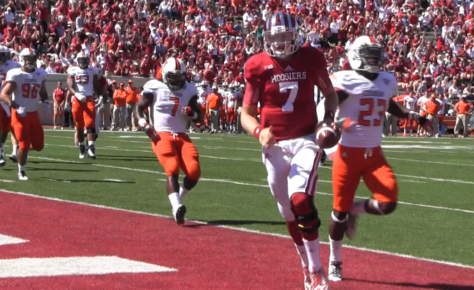 Nate Sudfeld has taken control of the quarterback position for the Hoosiers.