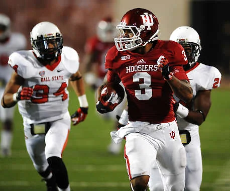 Cody Latimer is not looking back in the past this season as he and the Hoosiers focus on the game at hand this week.