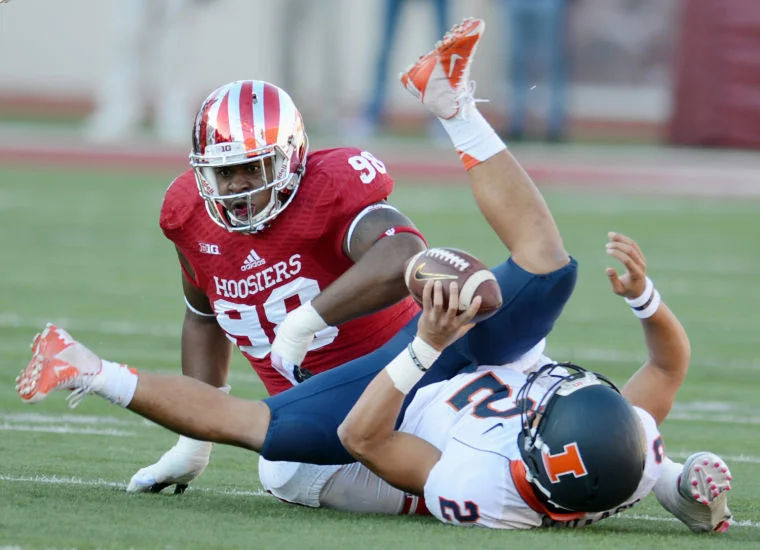 The Hoosiers sacked the Illini's shot at ending their 18 game conference losing streak.