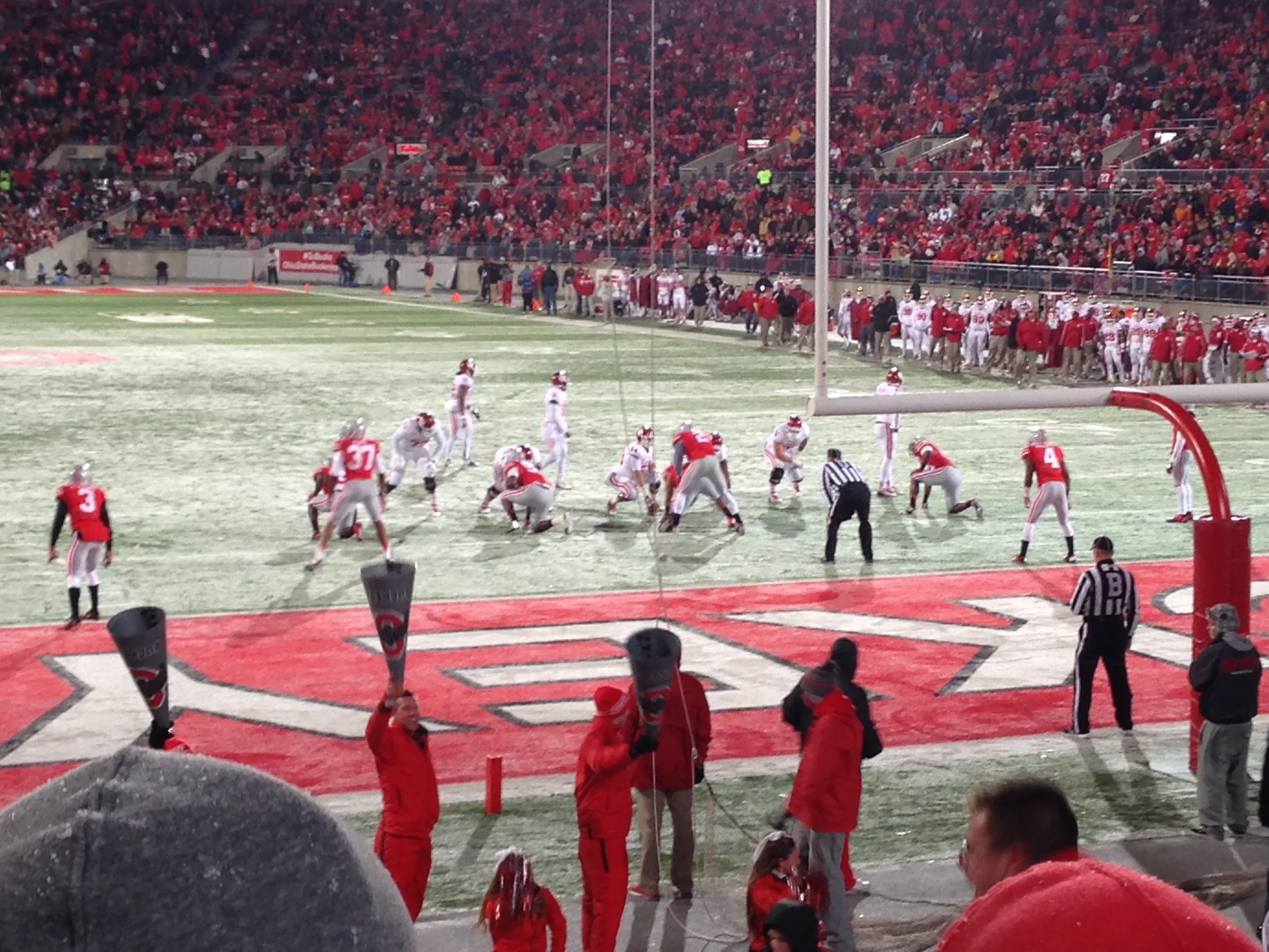 The Hoosiers are driving late in the 3rd quarter