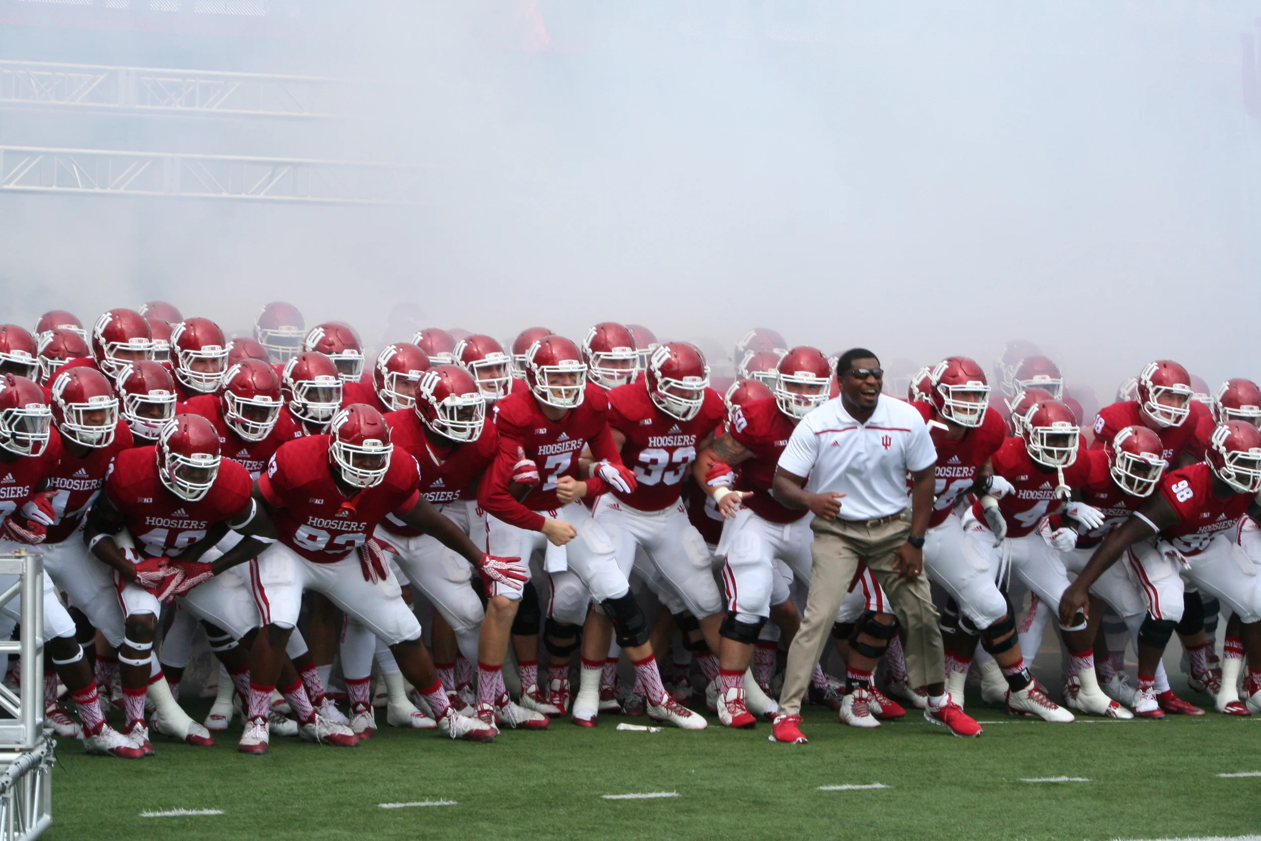 The Indiana Hoosiers opened the 2015 season with a come-from-behind 48-47 win over Southern Illinois Image: Cam Koenig HoosierHuddle.com