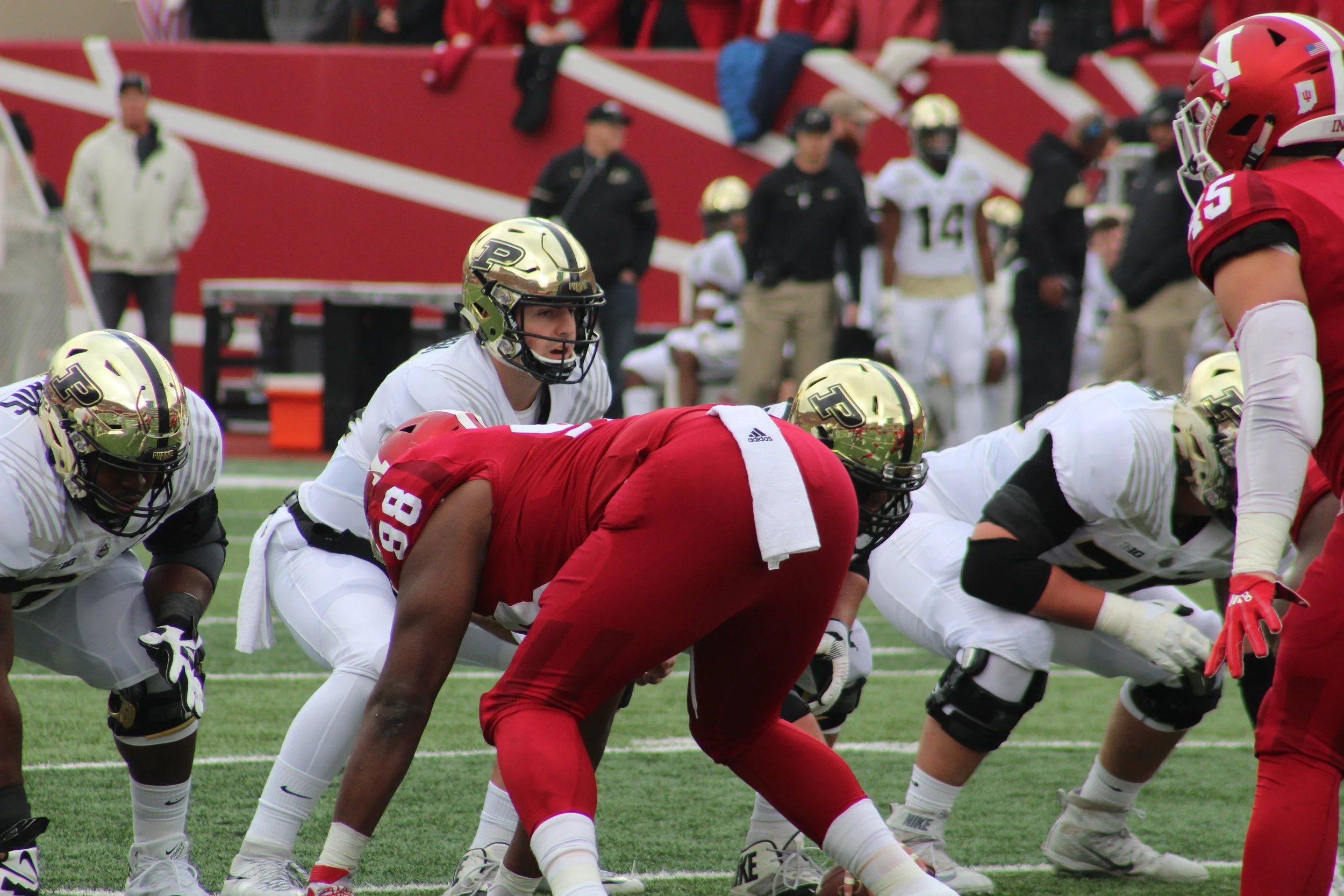 Iu Defense Unraveled By Rondale Moore And David Blough Hoosier