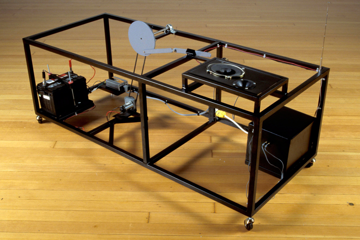 Of A Power That Was Recharged In The Ritual Display Of Its Reality As Super Power, 2002, Mixed Media, 23 x 63 x 26 inches