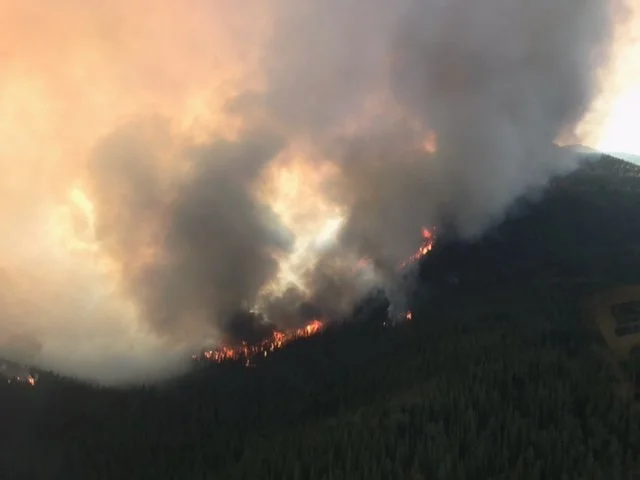 July 31, 2017 Photograph By Via B.C. Wildfire Service Engulfed in the news of this fearful time, I began to think about the symbolism of what we can see, and what we can't as we travel through our lives. What do we know is just beyond the haze? Where are the fires that burn? Where does the smoke envelope us?