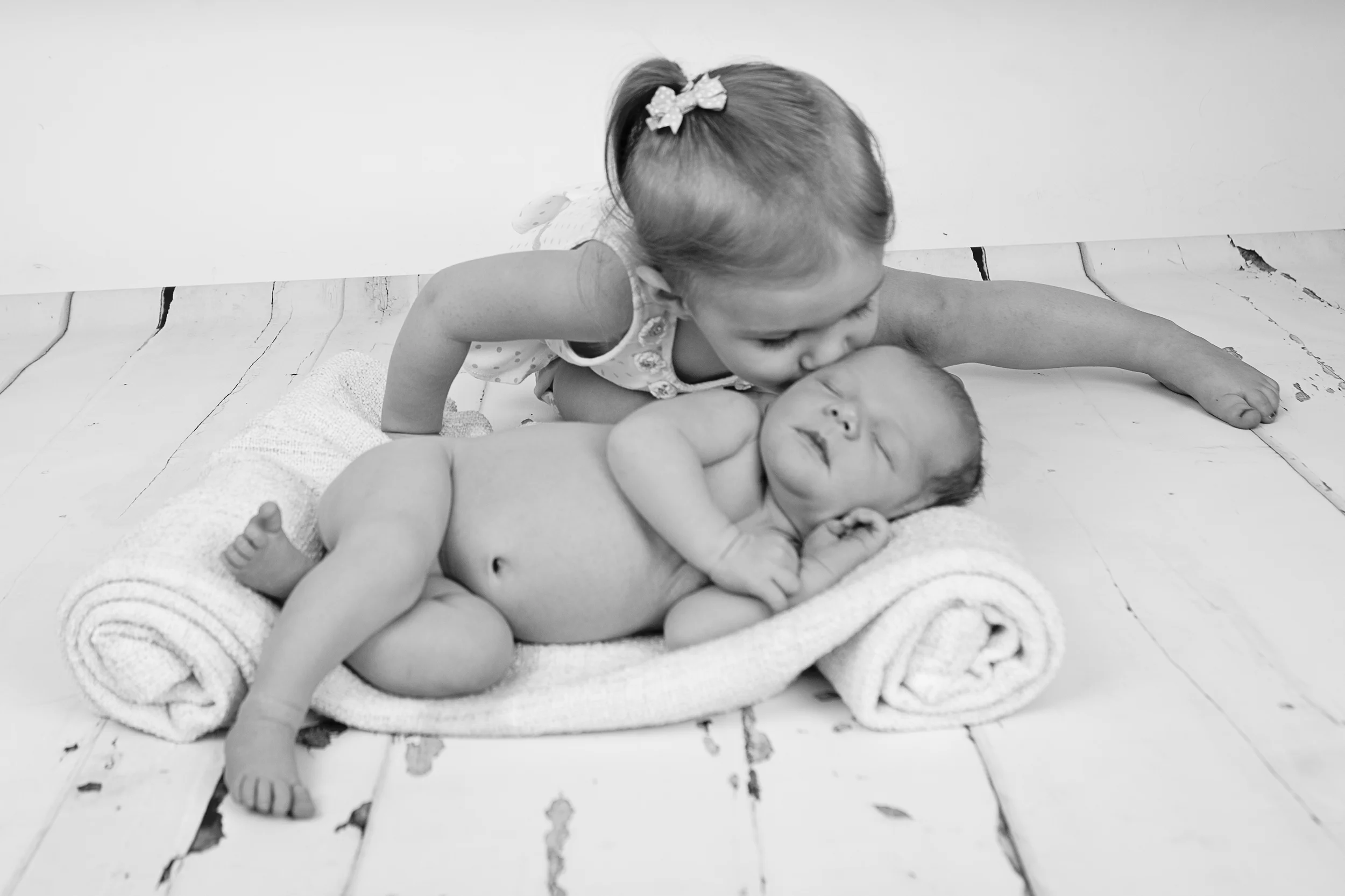 She is so sweet to him!