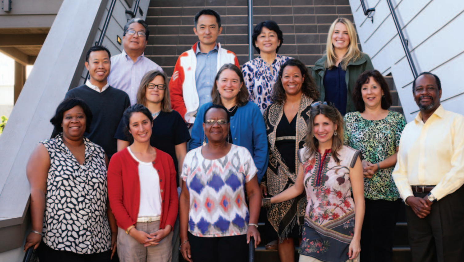 Enid Lee and 2015 polytechnic cohort members.