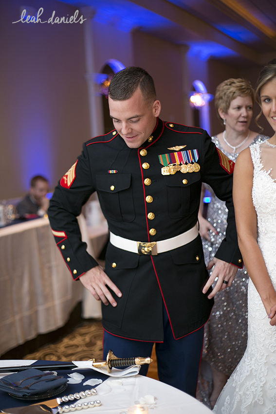 Oh ya know, just getting ready to cut our cake with my sword.