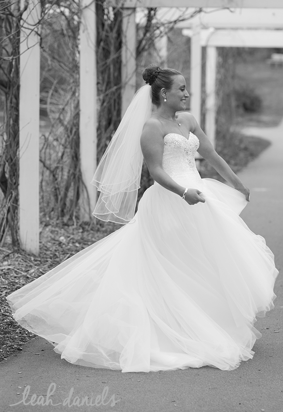 Sometimes all you really need is a good Disney Princess twirl in your wedding dress!