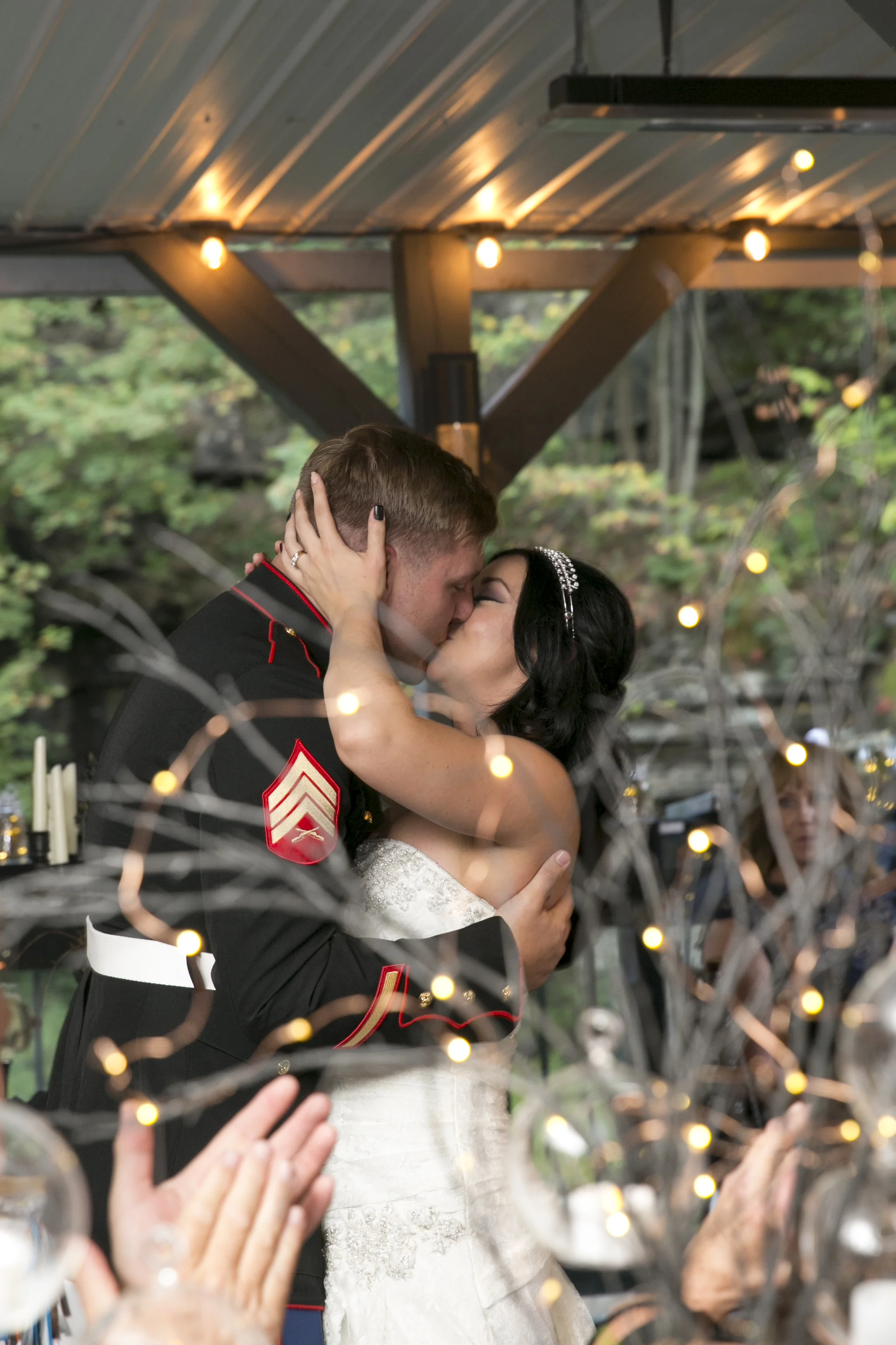 It's so hard not to cry when the first dance plays! #imnotcryingyourecrying !