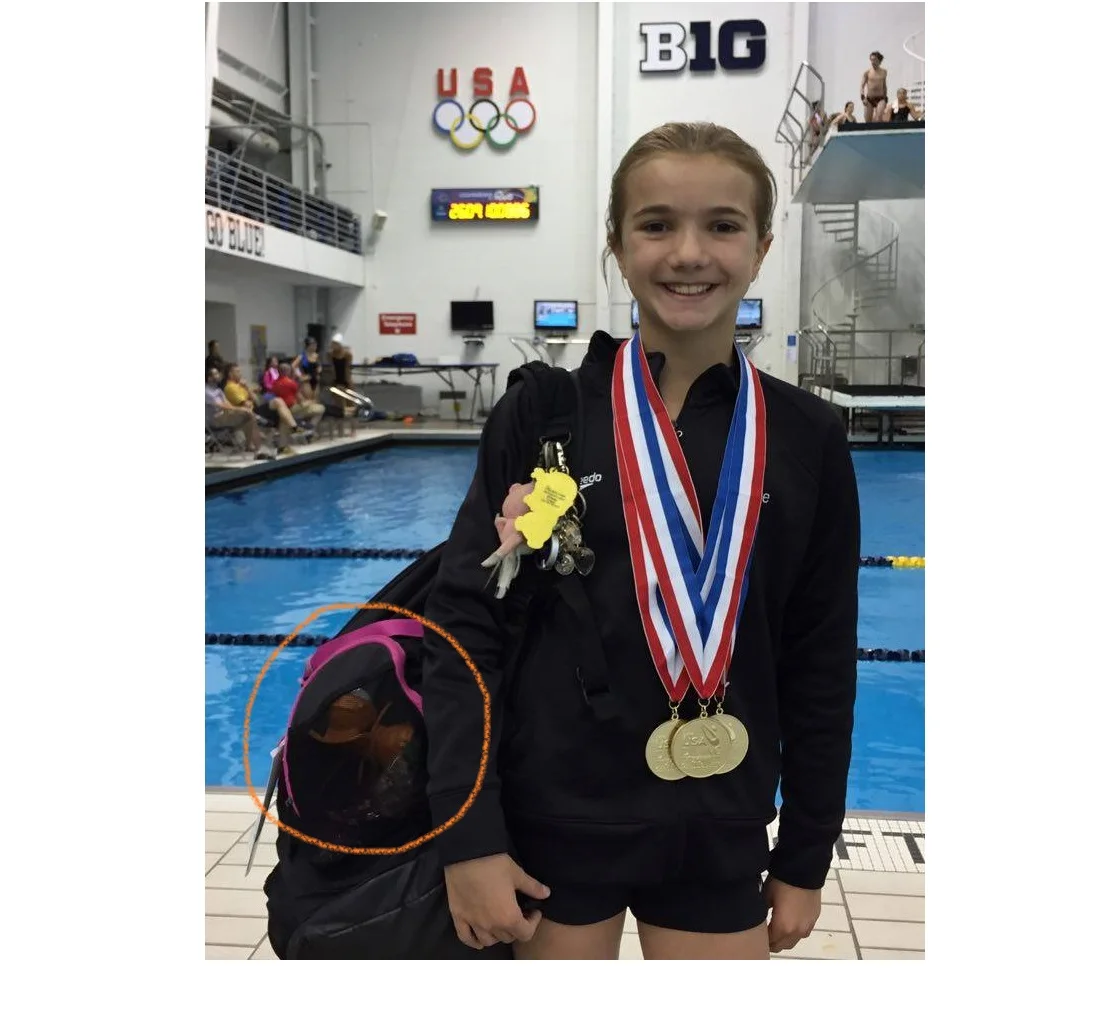 a diver and her hardware