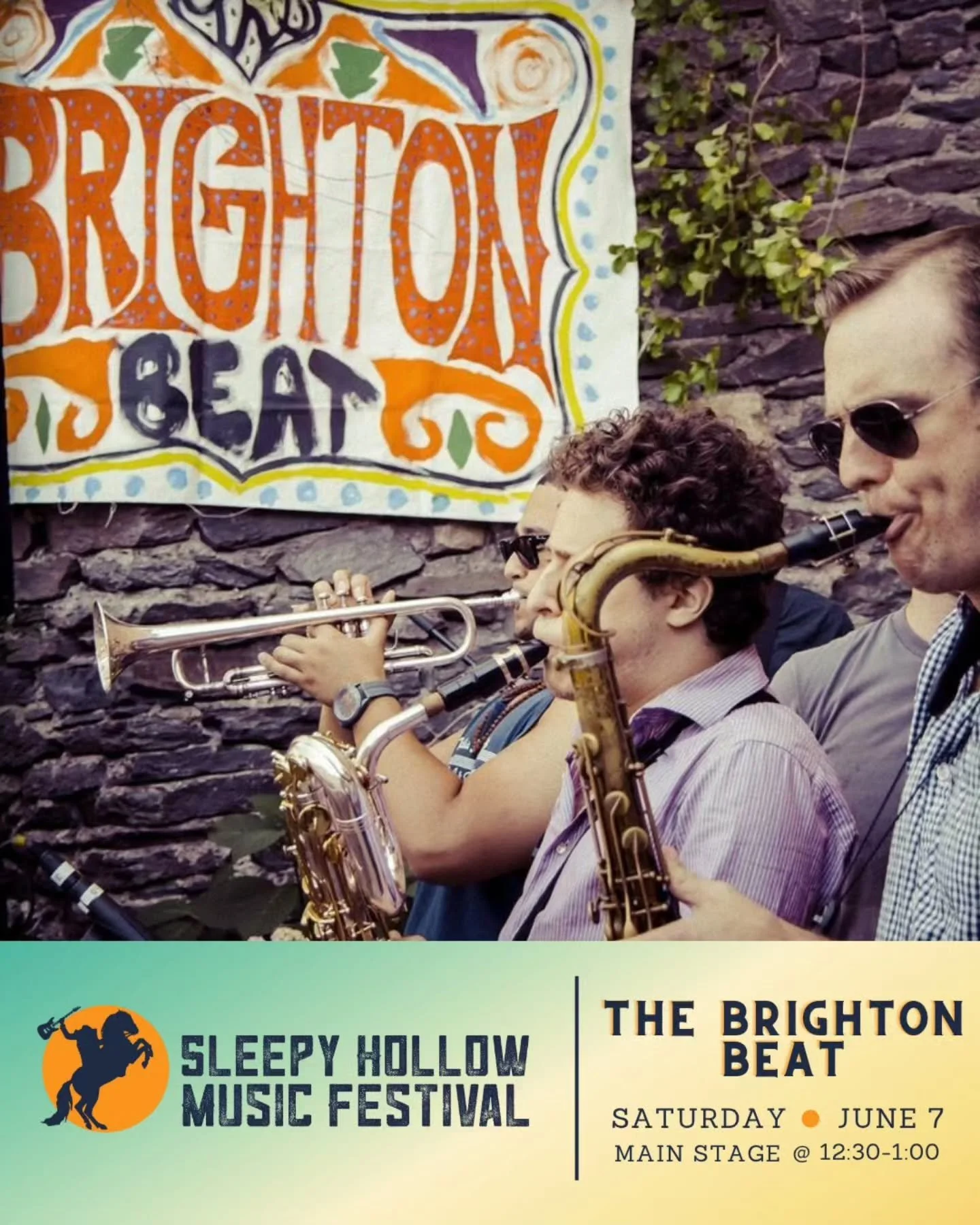 THIS SATURDAY 6/7!!
We're thrilled to be kicking off the main stage at the @sleepyhollowmusicfestival !! 
Tix available in our bio!
Come early and hang with us, then head over to the regional stage to hang with @thekoopstudio crew and dig into some e