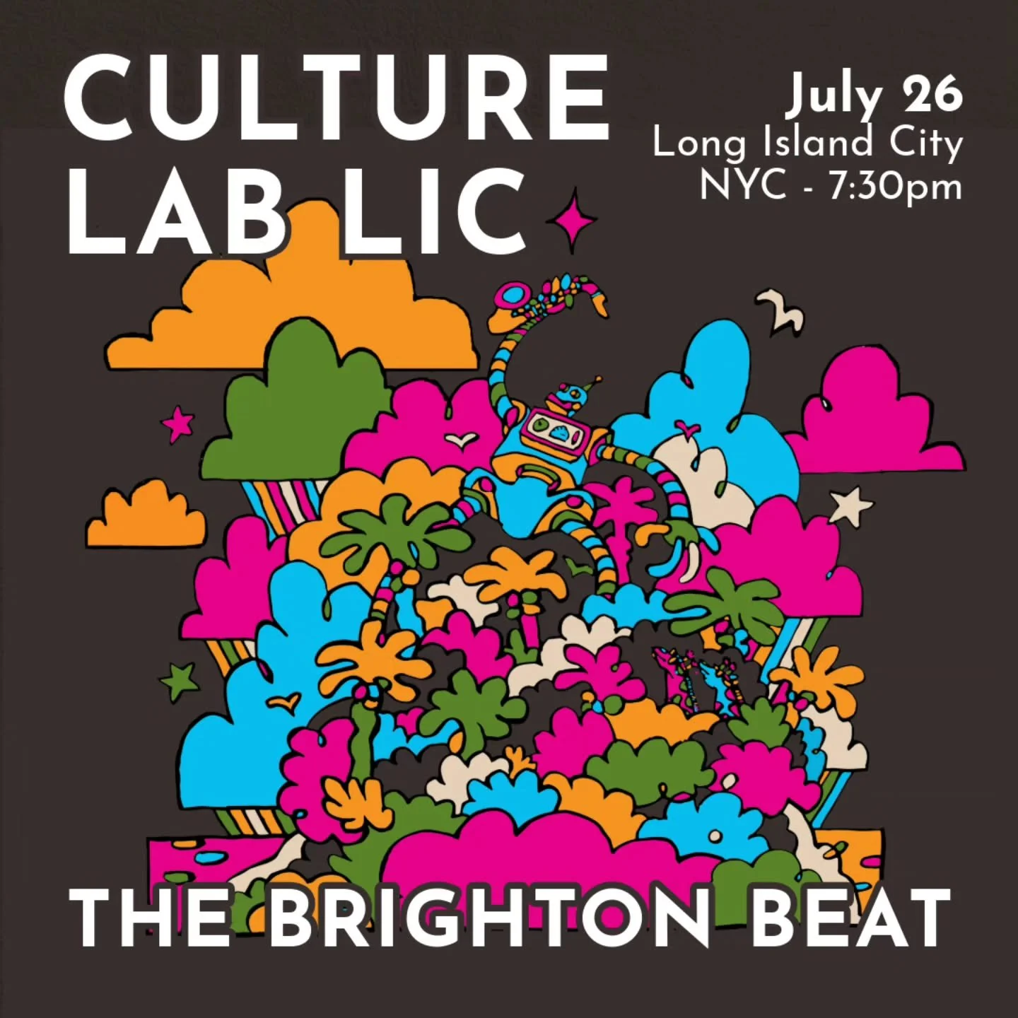NYC! FREE SHOW THIS SATURDAY 7/26!!

We loooove @culturelablic so so much, family friendly, dog friendly, local beers, grilled cheeses, open air and great vibes! 

Come one come all!