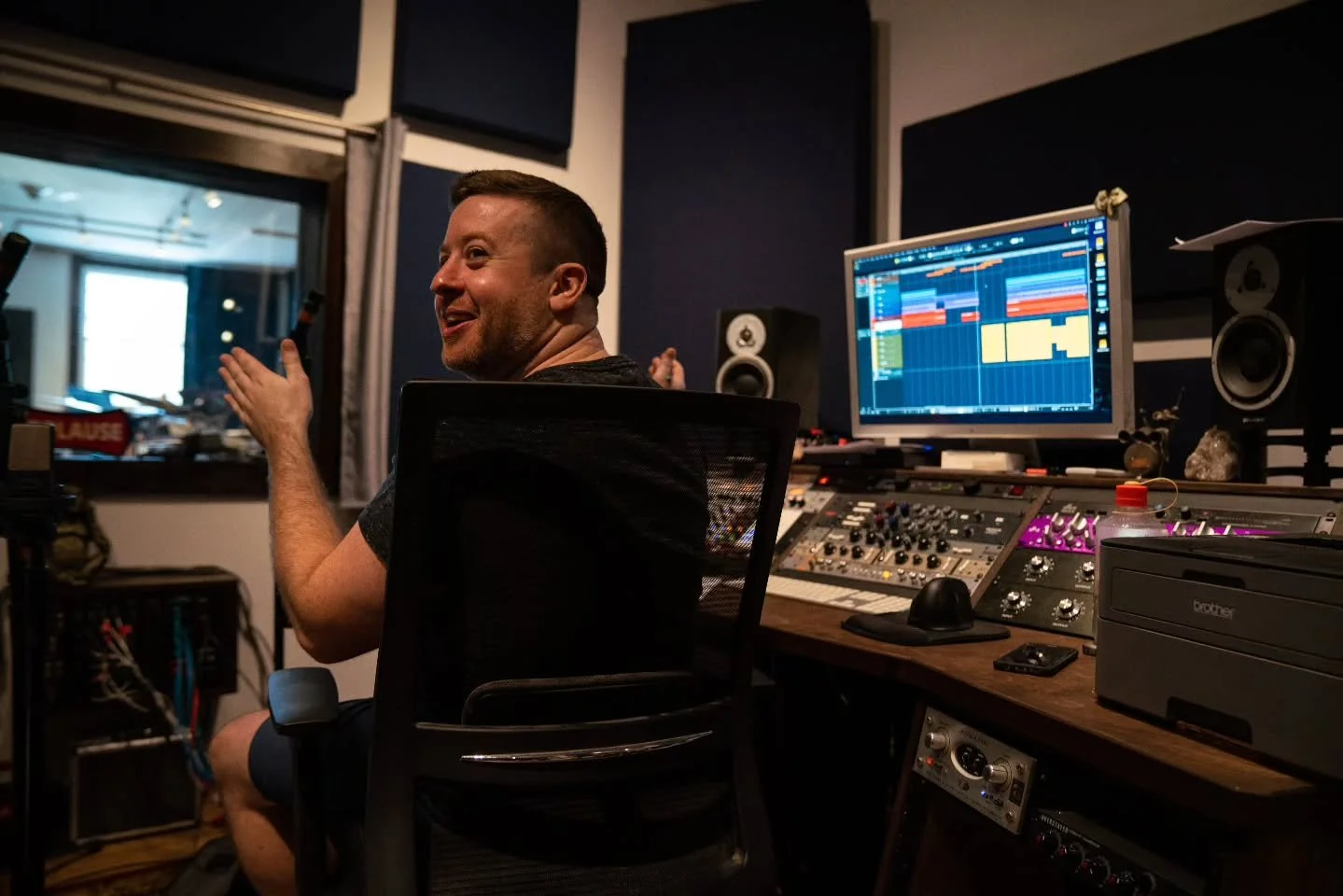 So grateful to everyone who's been listening to &quot;Victory At Last&quot; we've gotten a lot of love for &quot;Tell The Lion's Tale&quot; and it was the very first song written for the record and recorded. 

Found these in-studio gems taken by the 