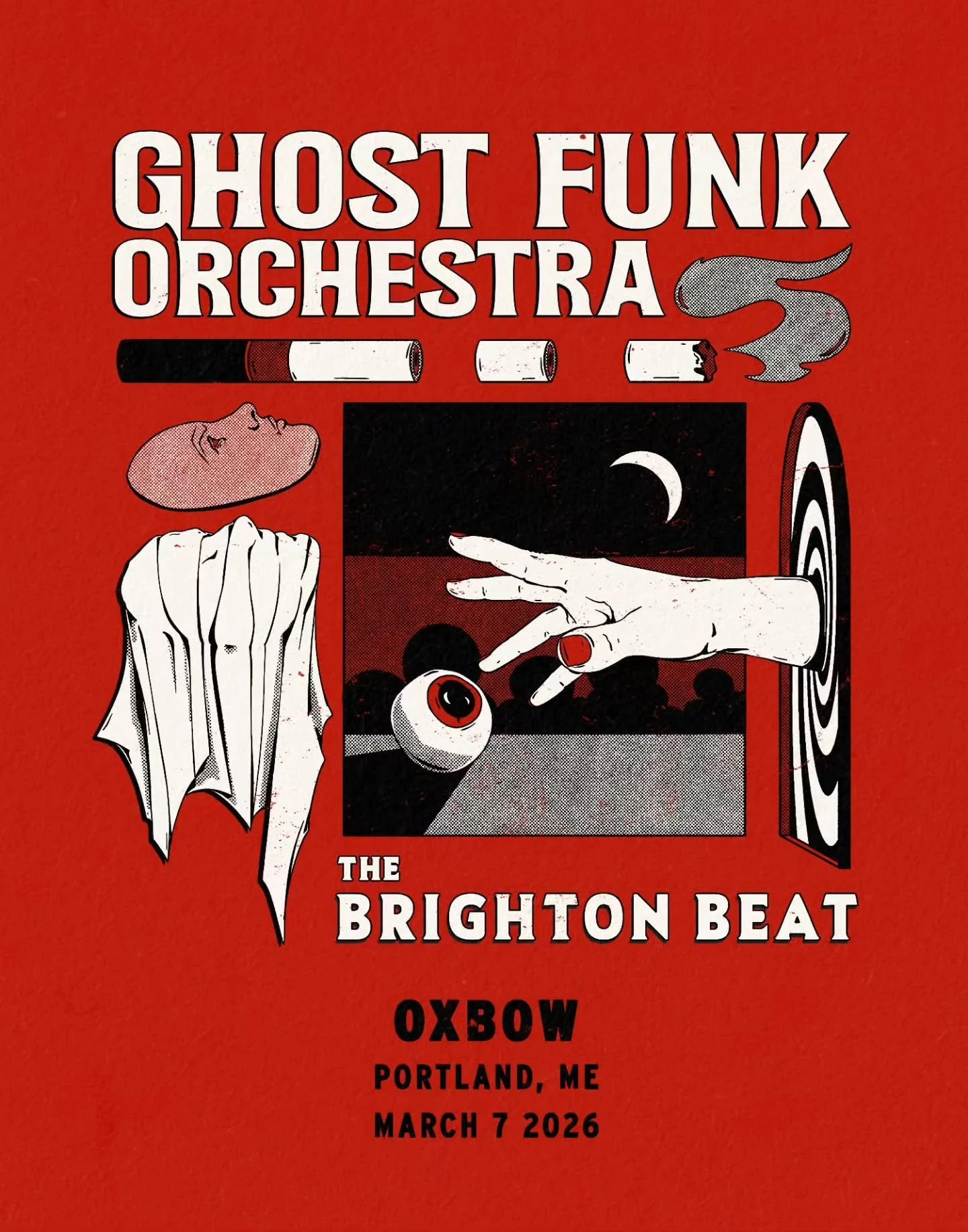 FUNK, HORNS, JAM, BIG BANDS, DANCE PARTY, DAYLIGHT SAVINGS THROWDOWN this Saturday 3/7 in Portland, ME at @oxbowliveme !!

Our FIRST show of 2026 and with our beloved fam @ghostfunkorchestra COME ON!

Going to be epic, cant wait to be back in one of 