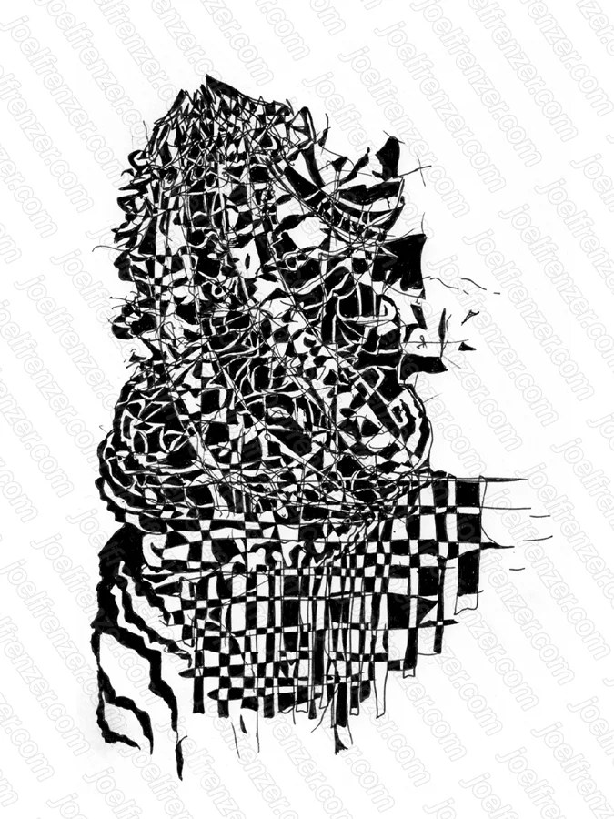 2015. Ink on paper. 5 x 8.5 in.