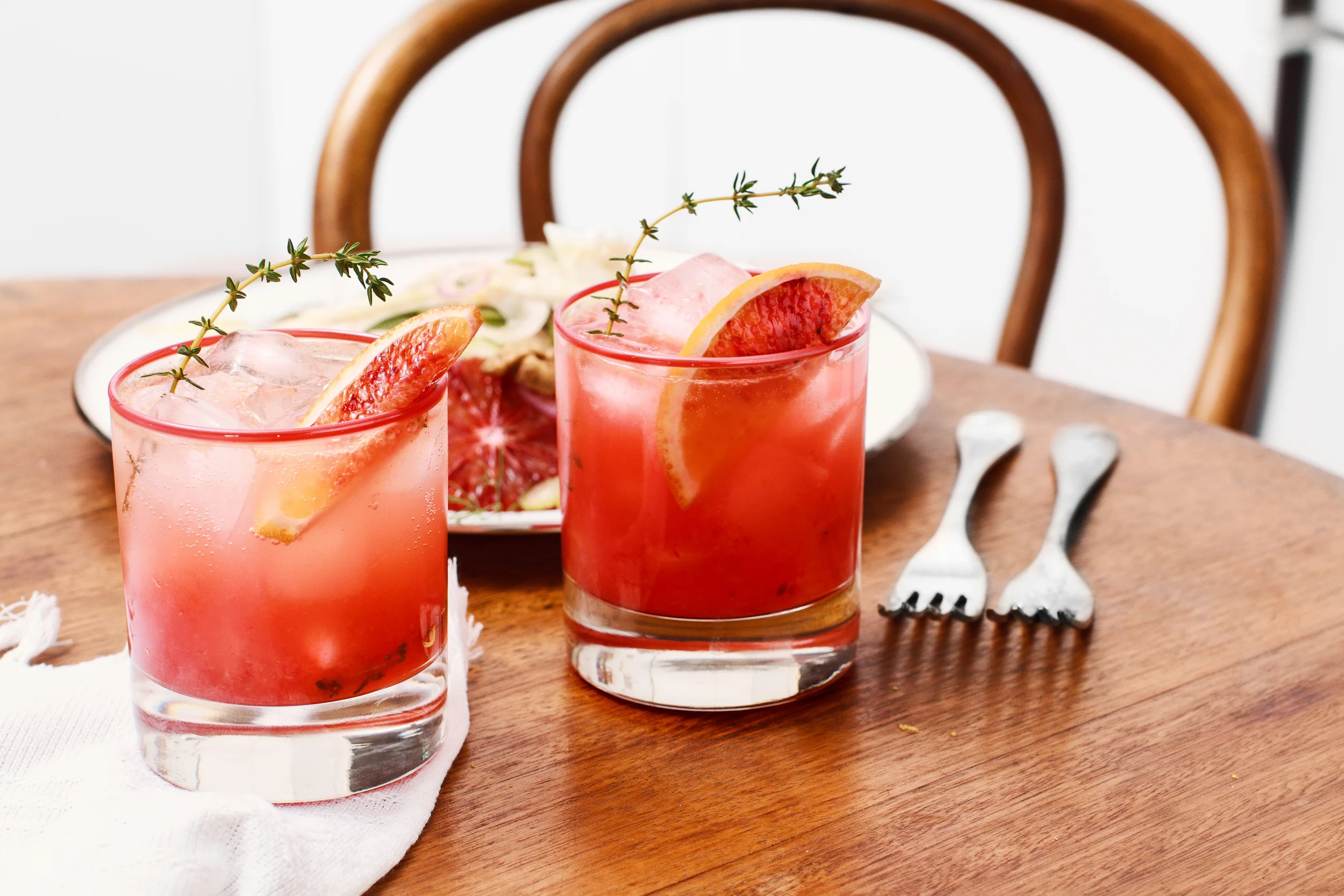 Spring Thyme Fizz, appeared originally in Yum. Gluten Free Magazine Oct Issue. Recipe and styling by Cle-ann , photo by Hugh Adams .