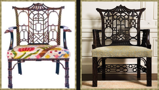 Chinese Chippendale chairs
