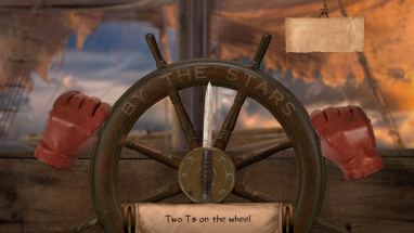 Steer the ship to solve the clue.
