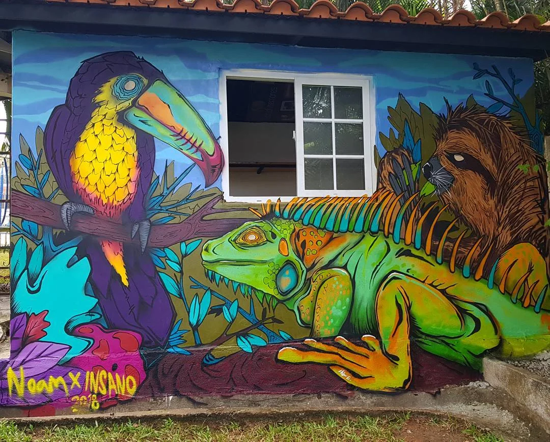 Tucan sam, guana and slowpoke. 2018