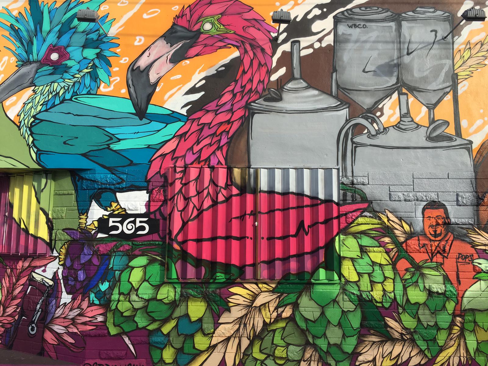MURAL WYNWOOD BREWING COMPANY ART BASEL WEEK