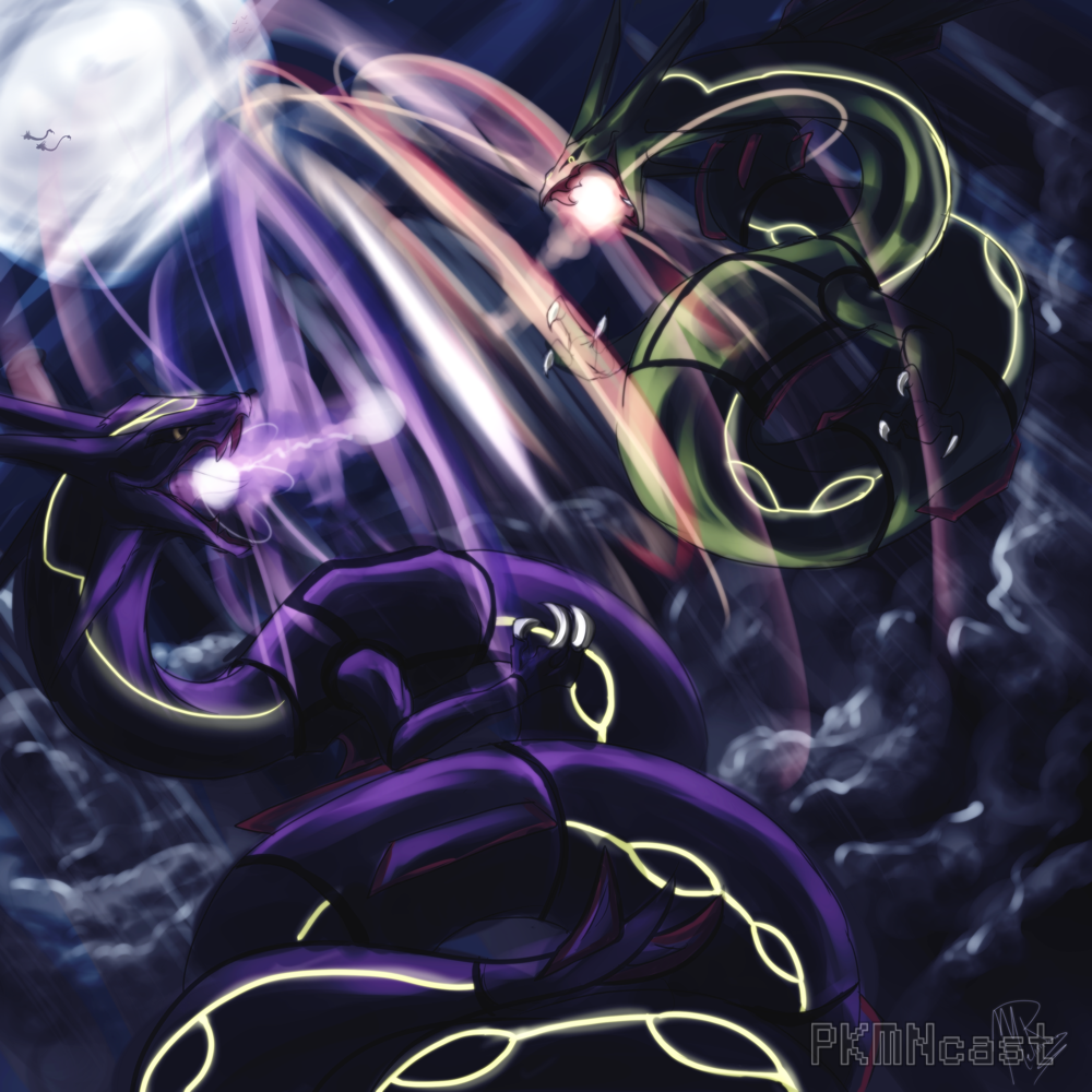 49+] Shiny Mega Rayquaza Wallpaper