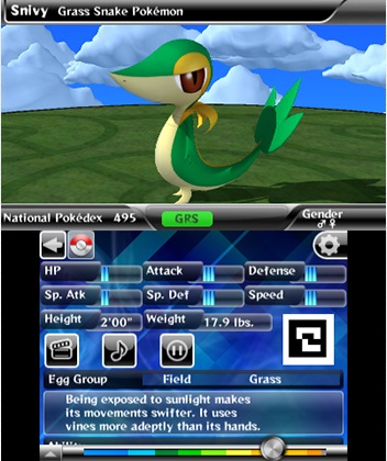 Snivy  Pokédex